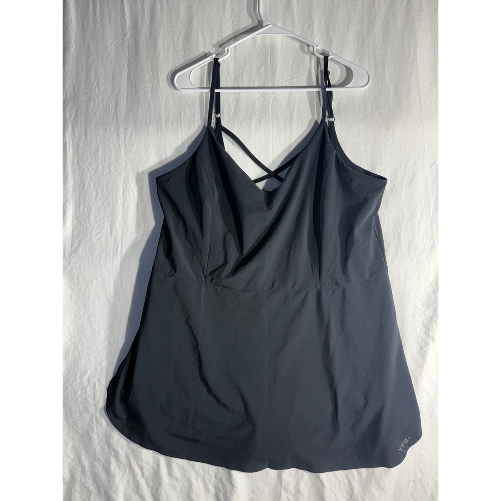 Abercrombie YPB motionTEK Active Dress Black Romper Liner XL